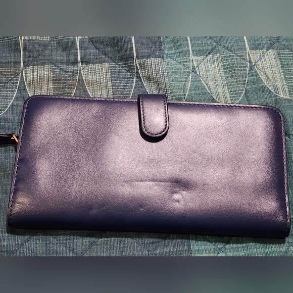 Coach blue wallet preowned see pictures - Picture 5 of 16